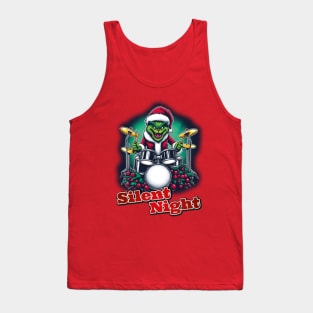 Silent night grinch Tank Top